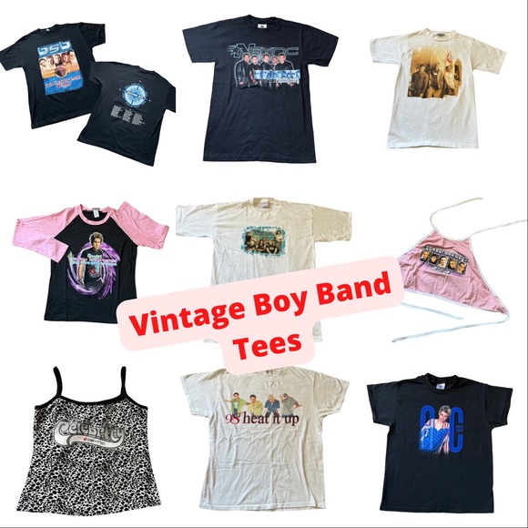 Vintage Boy Band Tees - Picture 1 of 4